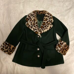Toddler girls dressy peacoat